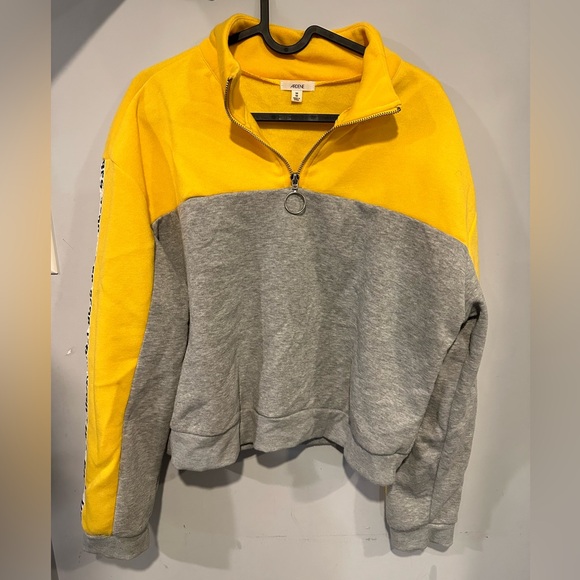 Ardene yellow and grey sweater - Picture 1 of 3